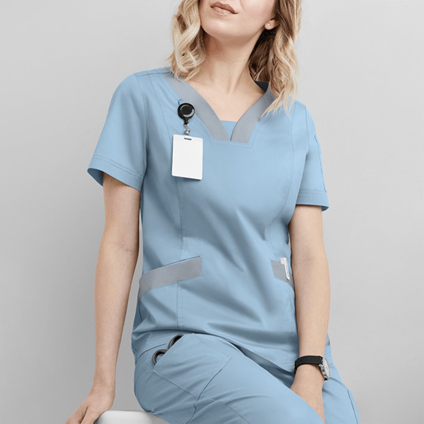 Nurse Surgeon Short Sleeve Gown